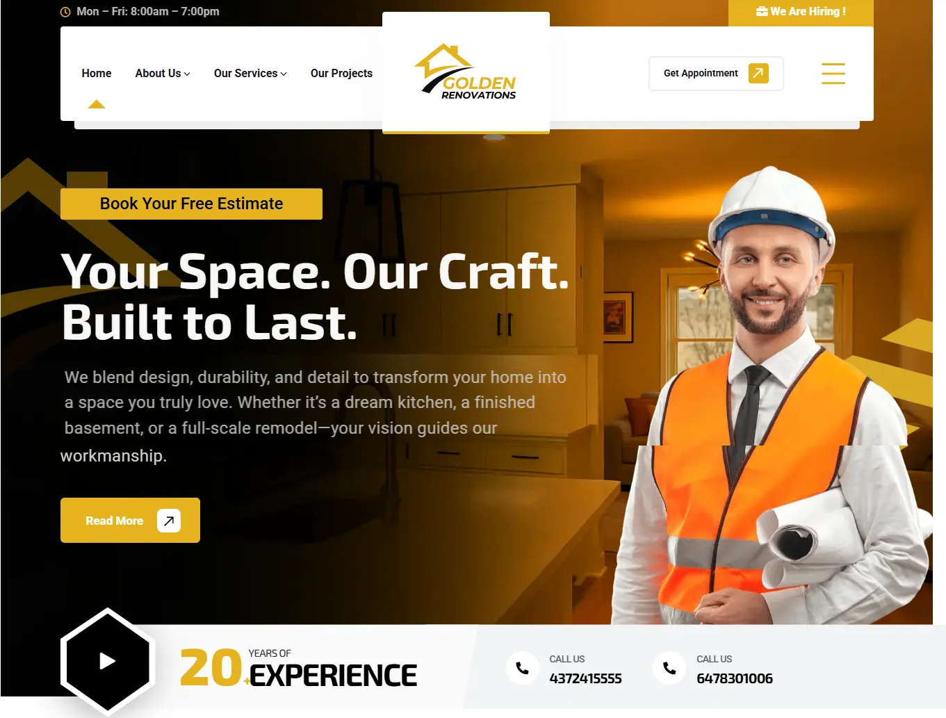 HVAC Services website design and SEO project by TibbaTech