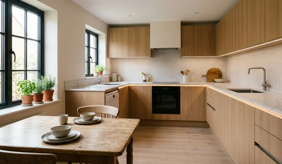 SEO for remodeling contractors project gallery showing kitchen and bathroom renovation work